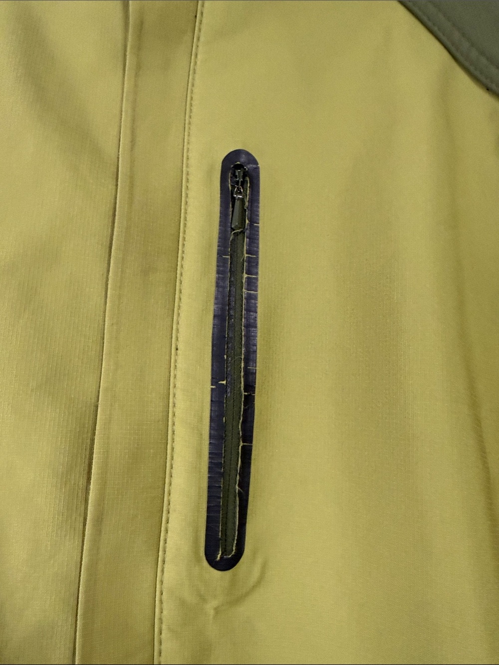 L.L.Bean Men’s Green Colorblock Outdoor Shell Jacket M Vintage - Picture 6 of 9